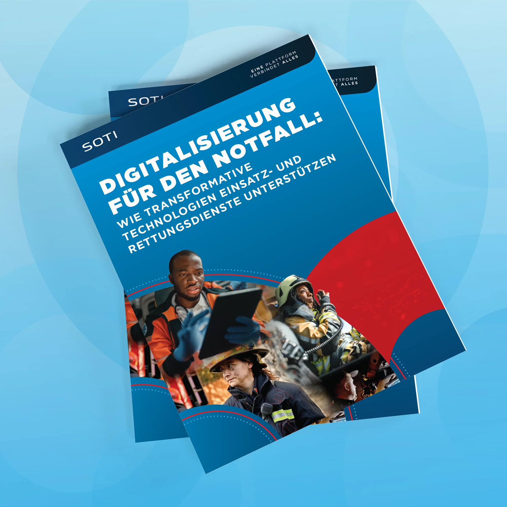 latest report cover image for Digitalisierung für den Notfall: Wie transformative Technologien Einsatz- und Rettungsdienste unterstützen
